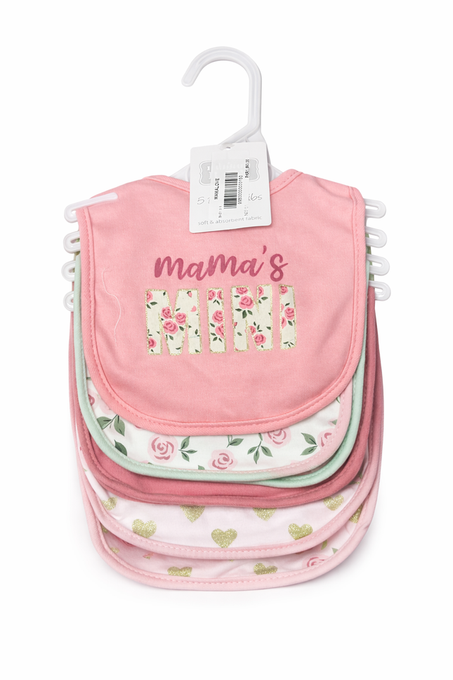 4-Piece Premium Baby Bib Set – Soft Cotton Feeding Bibs for Newborn & Toddlers