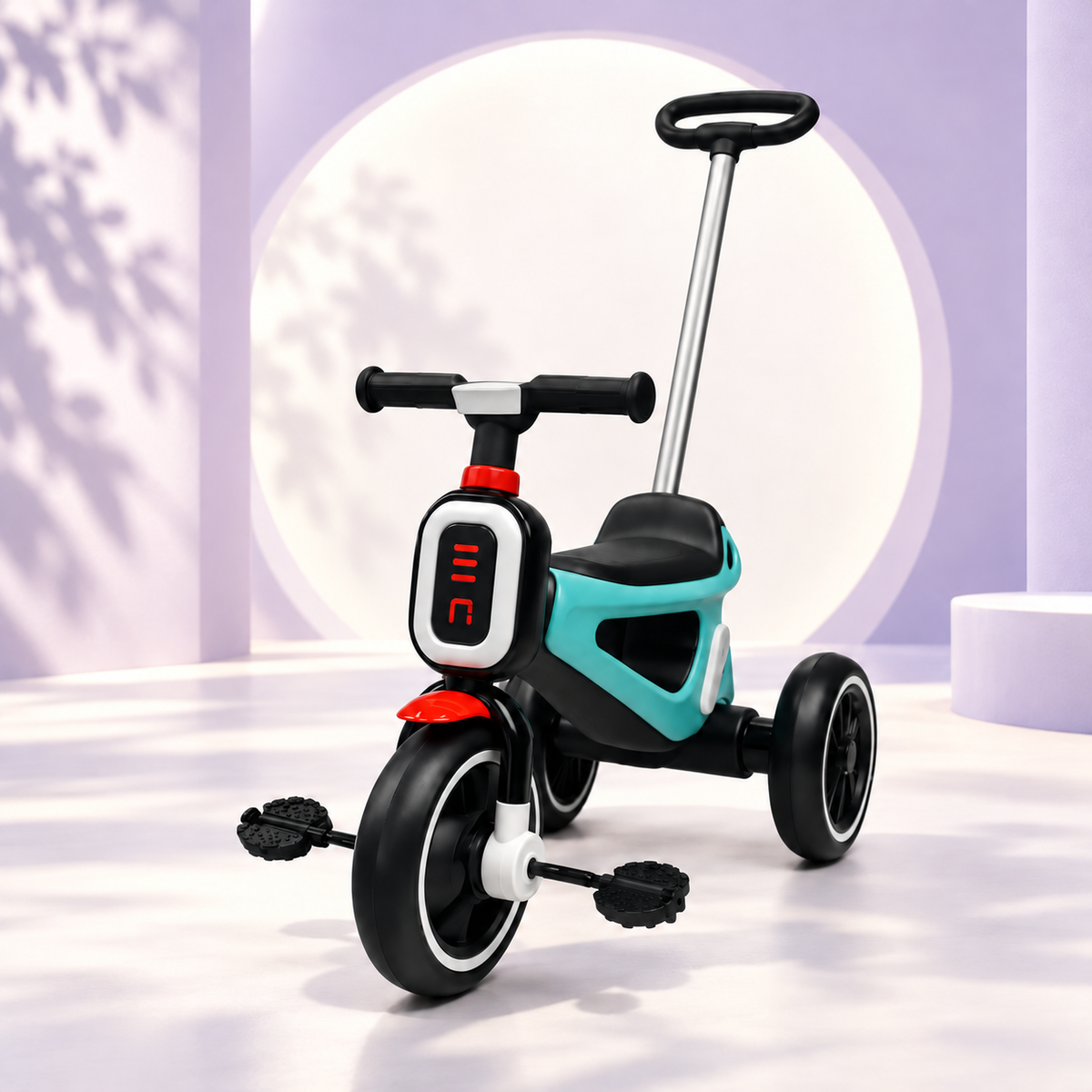 Kids Tricycle with Parent Push Handle - 3010 M