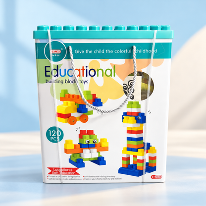 Educational Building Blocks Set – 120 Pcs (Ages 3+)