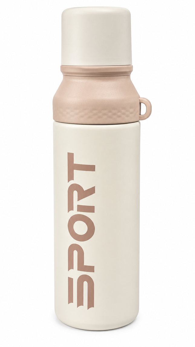Sport Water Bottle with Cup