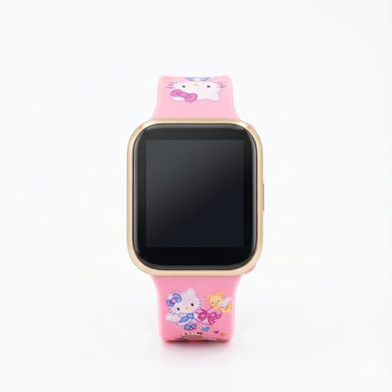 Kids Cartoon Smartwatch – Pink Strap with Cute Character Design