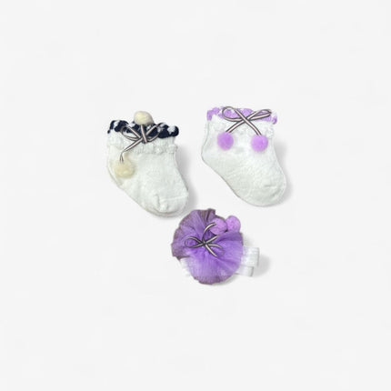 Gift Pack of Socks and Hair Band