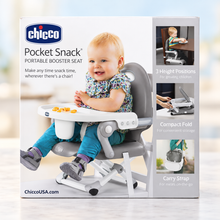 Chicco Pocket Snack Portable Booster Seat with Tray