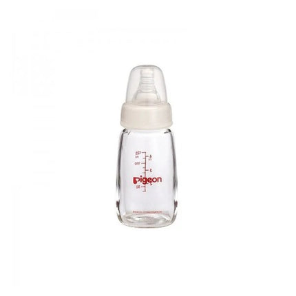 PIGEON NURSING BOTTLE WITH PERISTALTIC NIPPLE (GLASS)