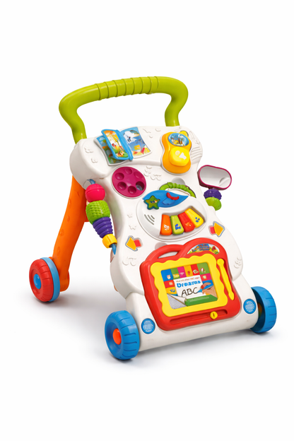 Huanger Musical Baby Walker with Activity Panel – Early Learning Walker (Model HE0801)