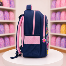 Cute Cartoon Flower Girls School Backpack | Grades 3–7