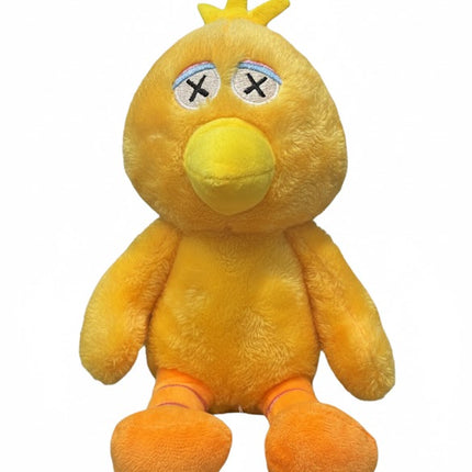 Cute Yellow Duck Plush Toy – Soft & Funny Expression Stuffed Animal