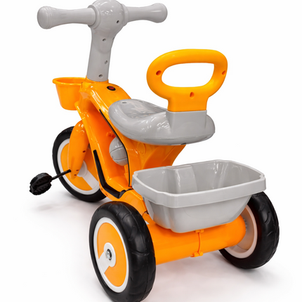 Kids 3-Wheel Ride-On Tricycle with Storage Basket - 2040 M