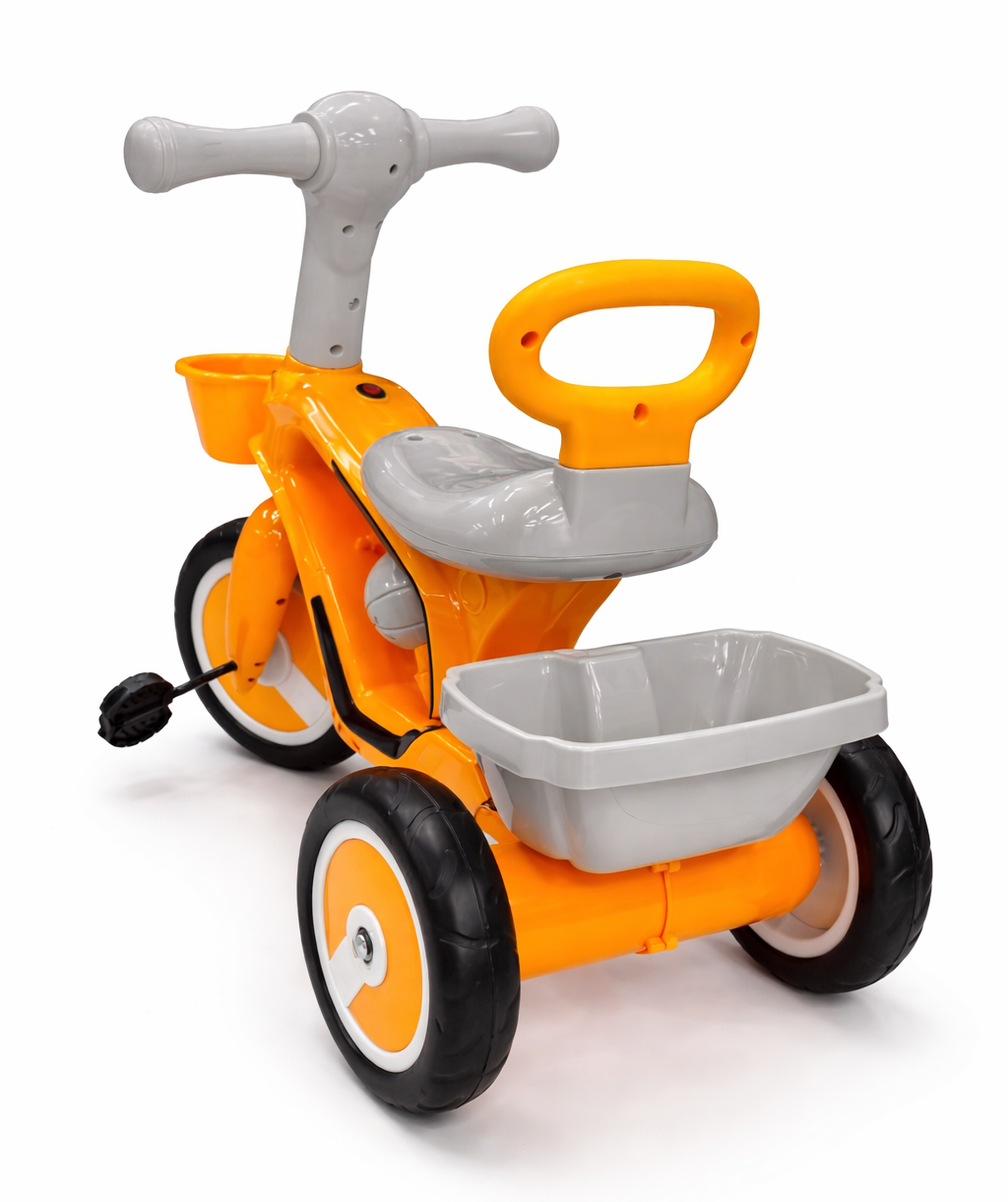 Kids 3-Wheel Ride-On Tricycle with Storage Basket - 2040 M