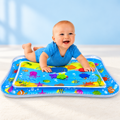Baby Water Play Mat – Inflatable Tummy Time Activity Mat