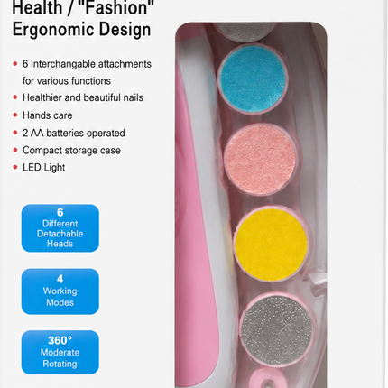Baby Nail Trimmer Kit – Safe Electric Nail File for Newborns & Kids