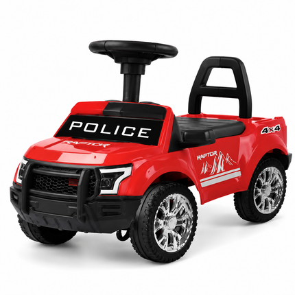 Kids Police 4×4 Ride-On Push Car – Red
