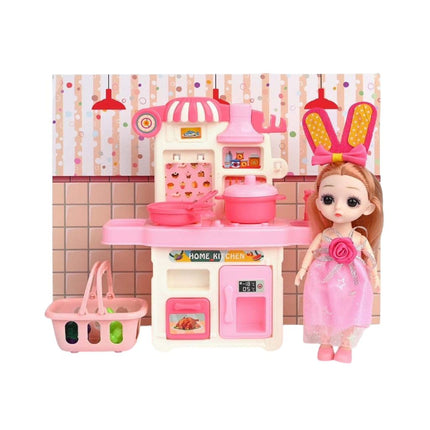 Kitchen Set With Doll