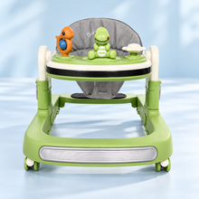 Premium Musical Baby Walker with Activity Toys & Adjustable Height – Green Edition