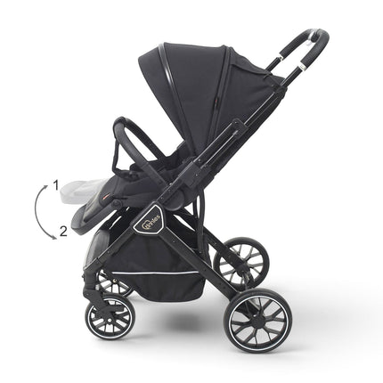 TINNIES REVERSIBLE STROLLER - T110 BLACK