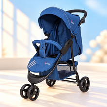 Tinnies 3-Wheeler Baby Stroller E02 – Blue