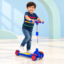 Kids 3-Wheel Adjustable Scooter with LED Front Lights - TYS 222