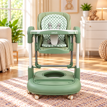 3-in-1 Luxury Baby High Chair – Feeding Chair, Walker & Rocking Chair