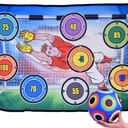 Kids Light-Up Soccer Target Game Set with 2 LED Balls – Interactive Football Goal Training Toy for Boys & Girls (3+ Years)