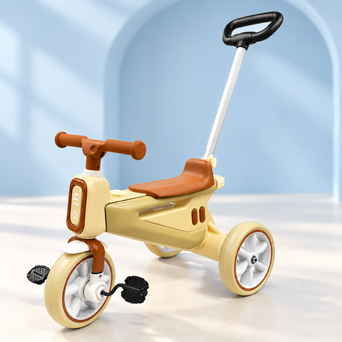 Premium Kids Tricycle with Parent Push HandlE - 3010 M