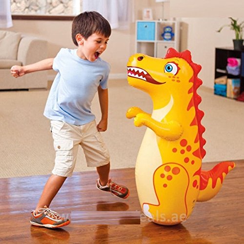 INTEX INFLATABLE PVC SAND BASE DINO SHAPE HIT ME 3D, 94CM X 61CM