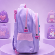 Girls Butterfly Rainbow School Backpack – 18"H × 12"W