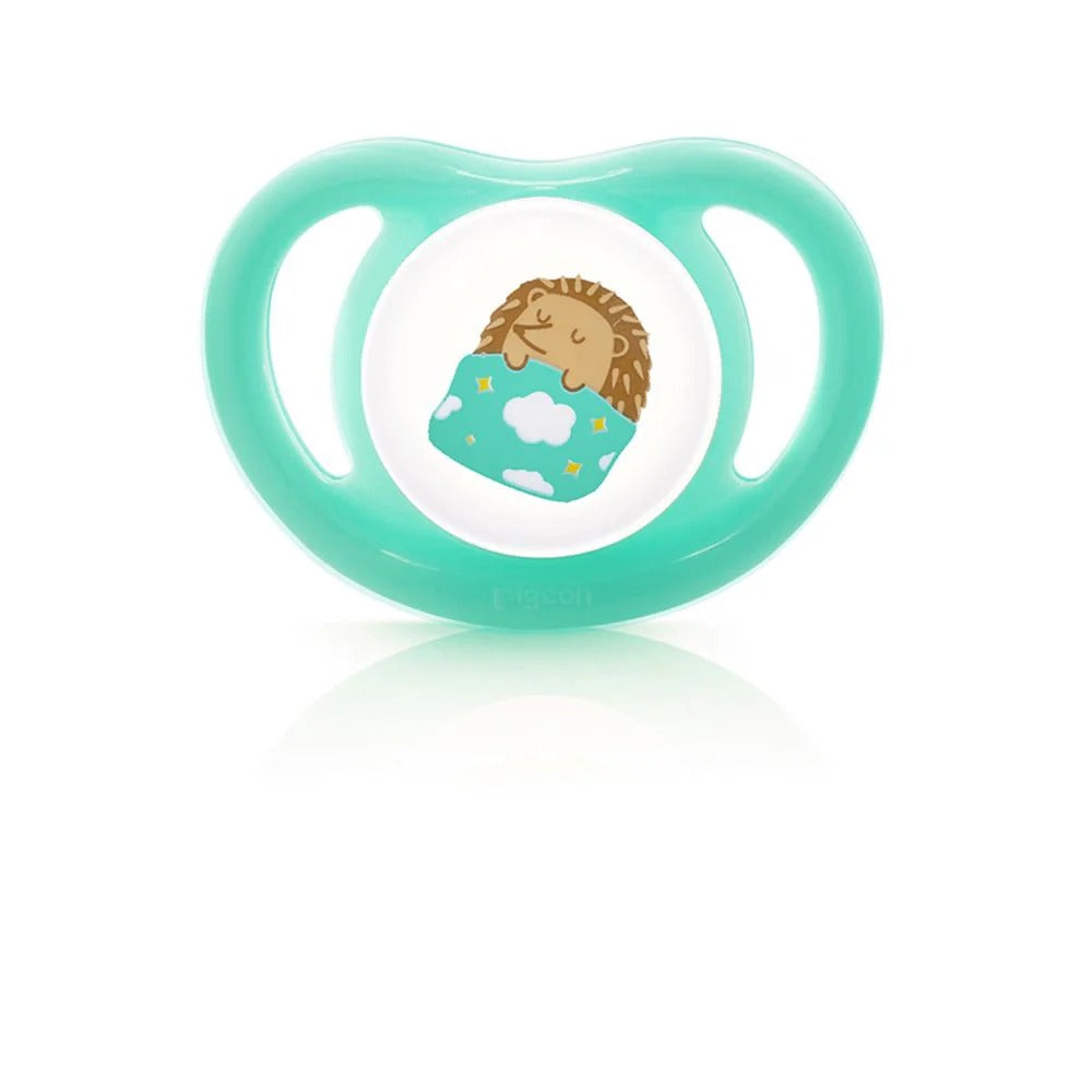 PIGEON MINILIGHT SOFTEST SILICONE GIRL PACIFIER 2PCS - M