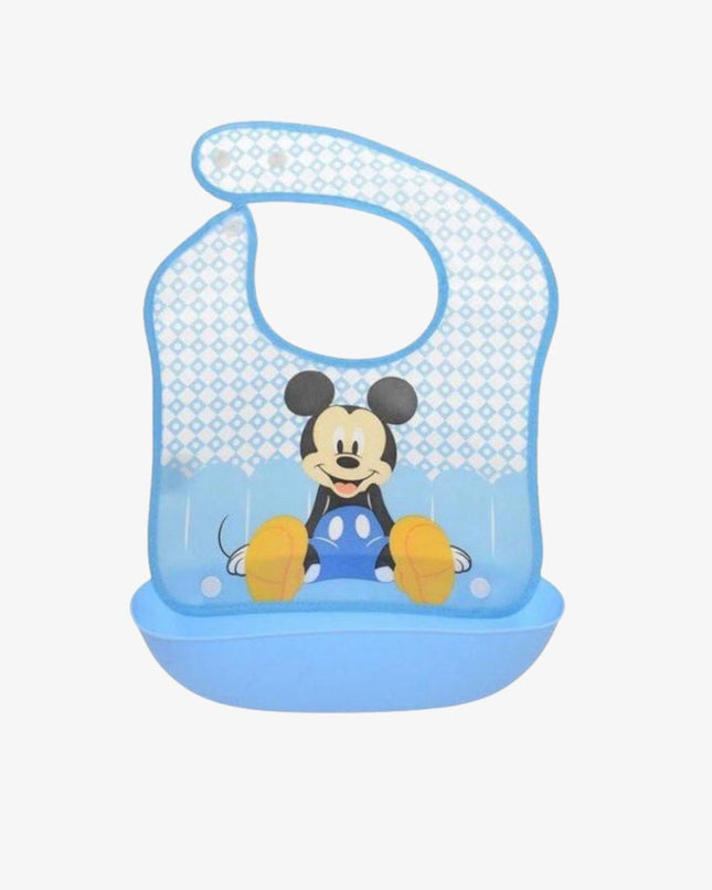 Mickey Mouse Style Baby Bib (Blue)