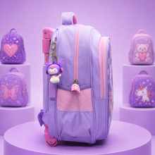 Kuromi Girls Trolley School Backpack – 18" × 13"
