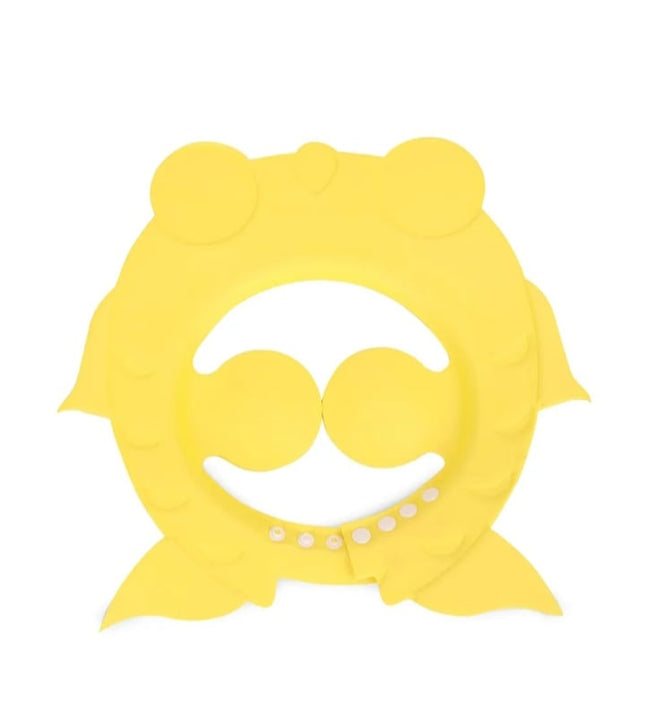 BABY CHARACTER EAR PROTECTION SHOWER CAP YELLOW