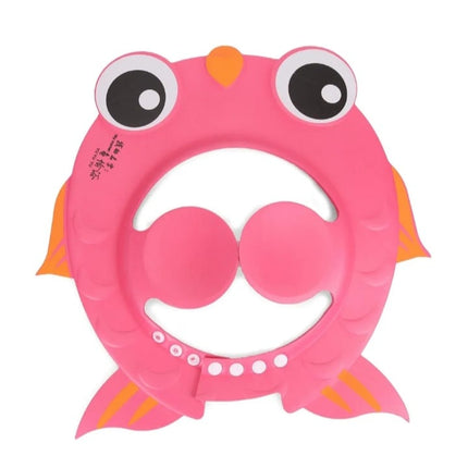 BABY CHARACTER EAR PROTECTION SHOWER CAP PINK