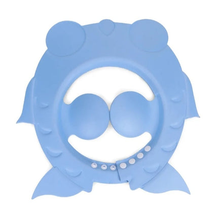 BABY CHARACTER EAR PROTECTION SHOWER CAP BLUE