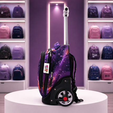 Kids Galaxy Trolley School Backpack | 18" × 12" INCHES