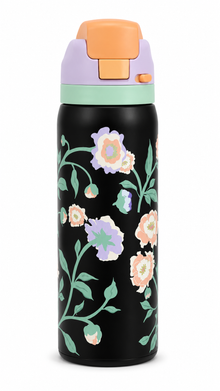 Floral Sports Water Bottle