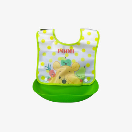 Pooh Bear Style Baby Bib (Green)