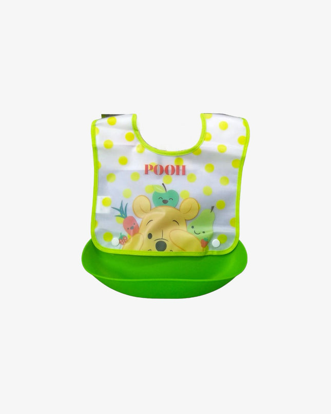 Pooh Bear Style Baby Bib (Green)
