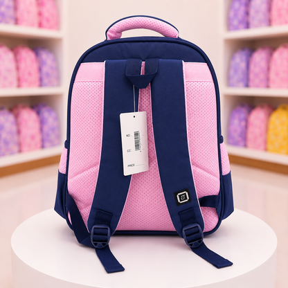 Cute Cartoon Flower Girls School Backpack | Grades 3–7