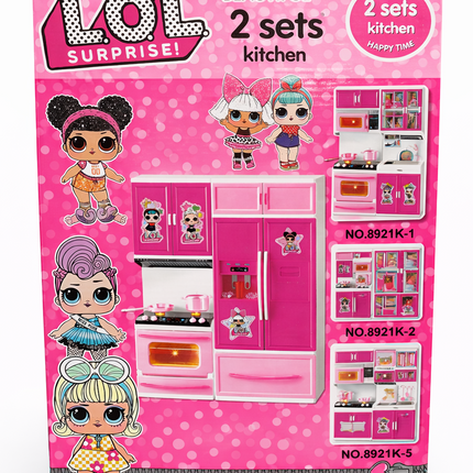 LOL Surprise Kitchen Play Set for Kids – 2-in-1 Pretend Play Kitchen