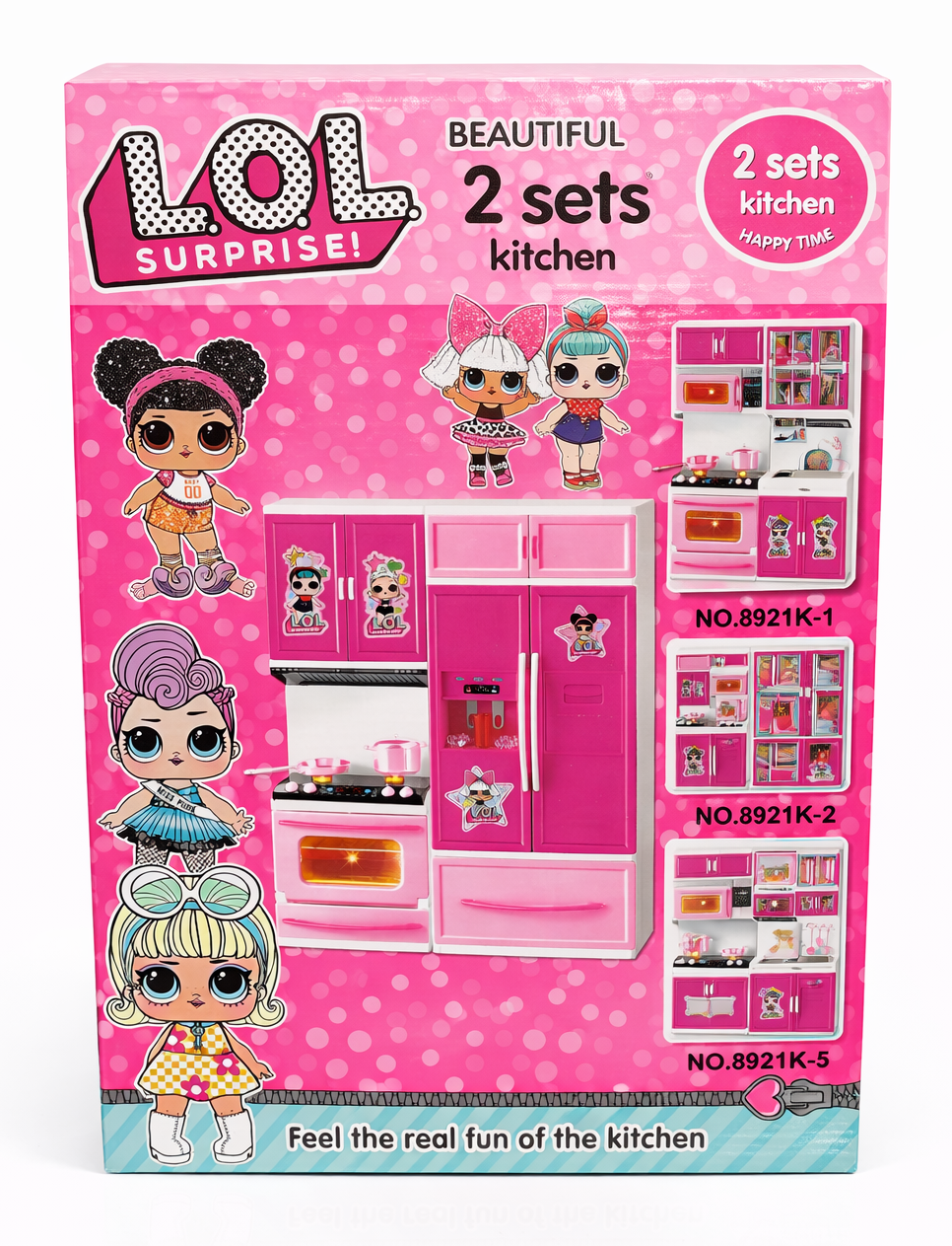 LOL Surprise Kitchen Play Set for Kids – 2-in-1 Pretend Play Kitchen