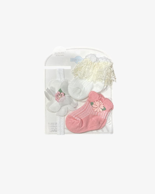 Hair Band and Socks Set of 2