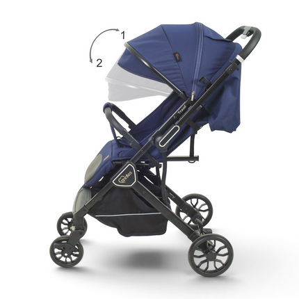 TINNIES TRAVEL STROLLER - T109 BLUE