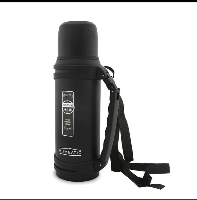 HOMEATIC Steel Travel Pot (black)