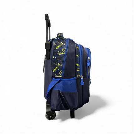 Batman 3D Trolley School Bag – Superhero Rolling Backpack for Boys
