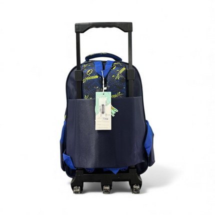 Batman 3D Trolley School Bag – Superhero Rolling Backpack for Boys