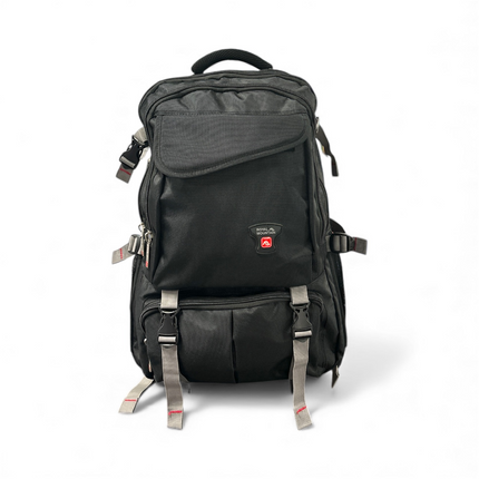 Royal Mountain Black Trolley Travel & School Backpack