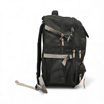 Royal Mountain Black Trolley Travel & School Backpack