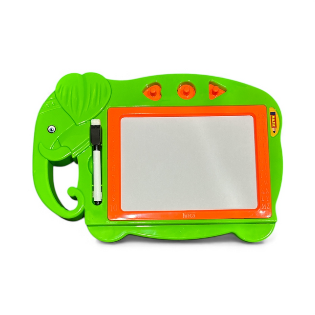 Tinta Elephant Magnetic Drawing Board – Green Kids Writing & Learning Toy