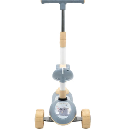 Kids Cartoon Dinosaur 3-Wheel Scooter with Adjustable Handle – Fun & Stable Ride-On
