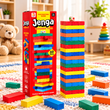 IMPORTED | 60 - Piece Wooden Jenga Tower Game