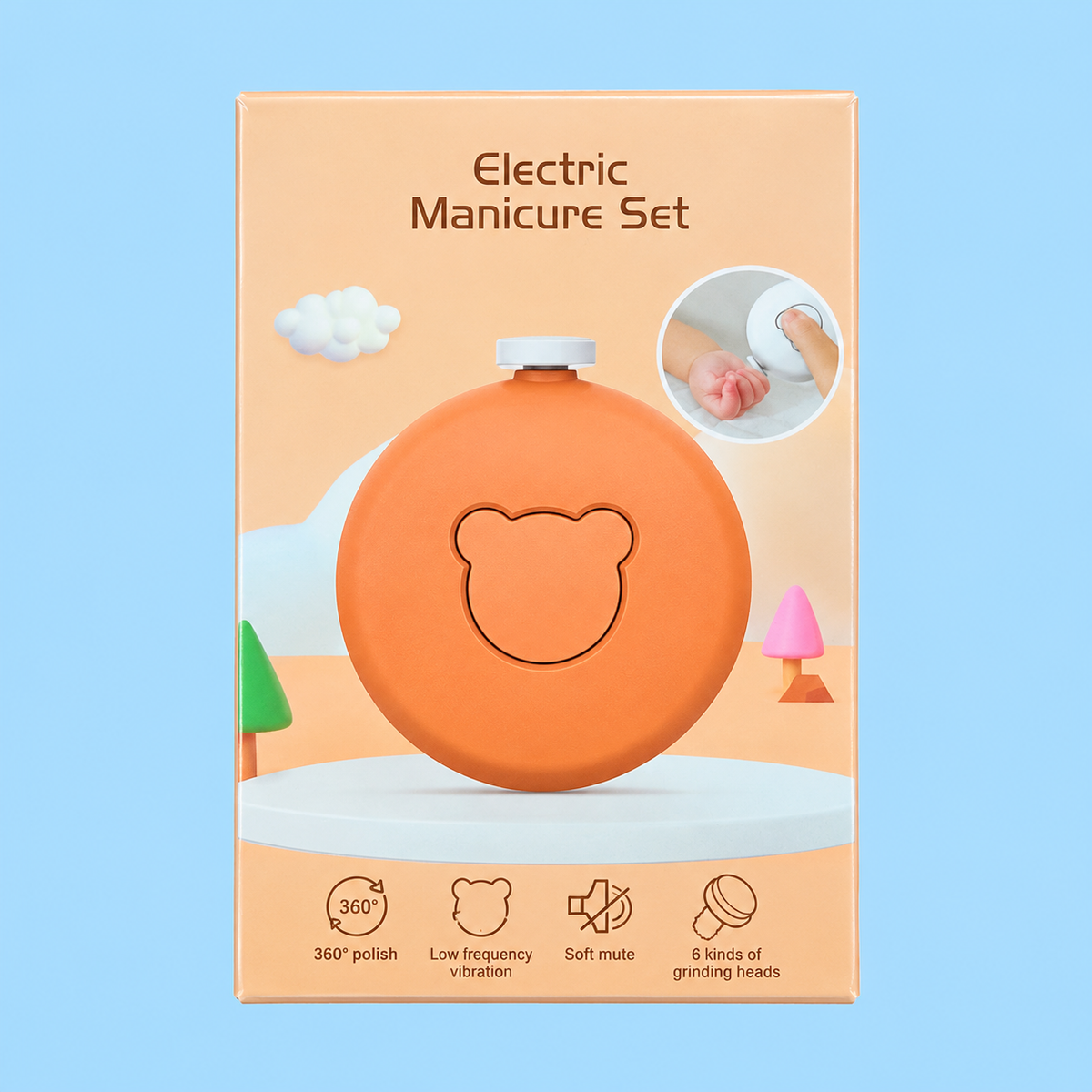 Baby Electric Nail Trimmer & Manicure Set